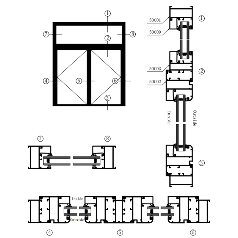 50C Series Casement Window