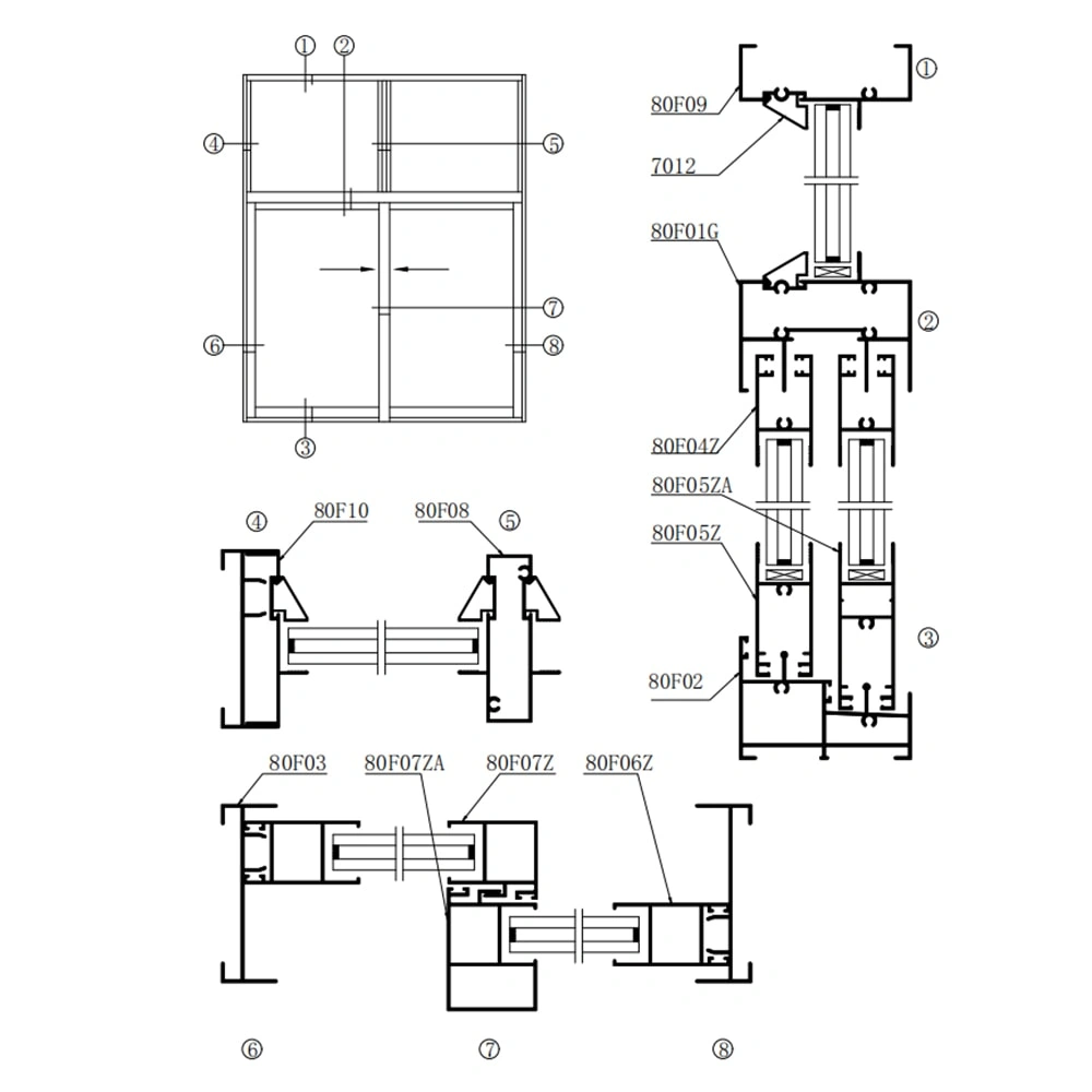 80F Series Sliding Window